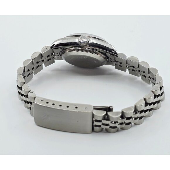 1987 Rolex Date 69160 Lady Stainless Steel Silver Dial with Jubilee Band Watch - Picture 9 of 14